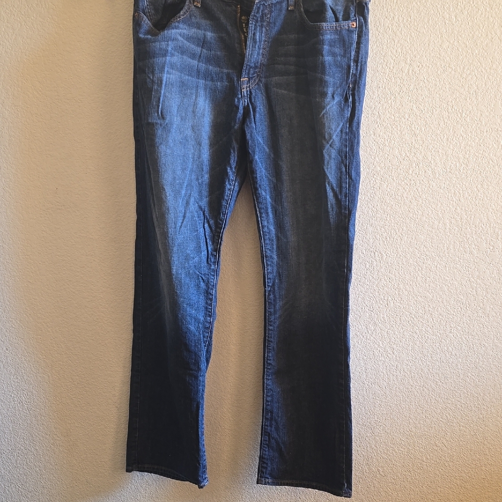 Womens Lucky Brand Dark Blue Denim Jeans